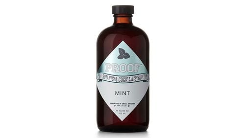 Mint cocktail syrup from Proof Syrup 
Courtesy of Advisory Marketing