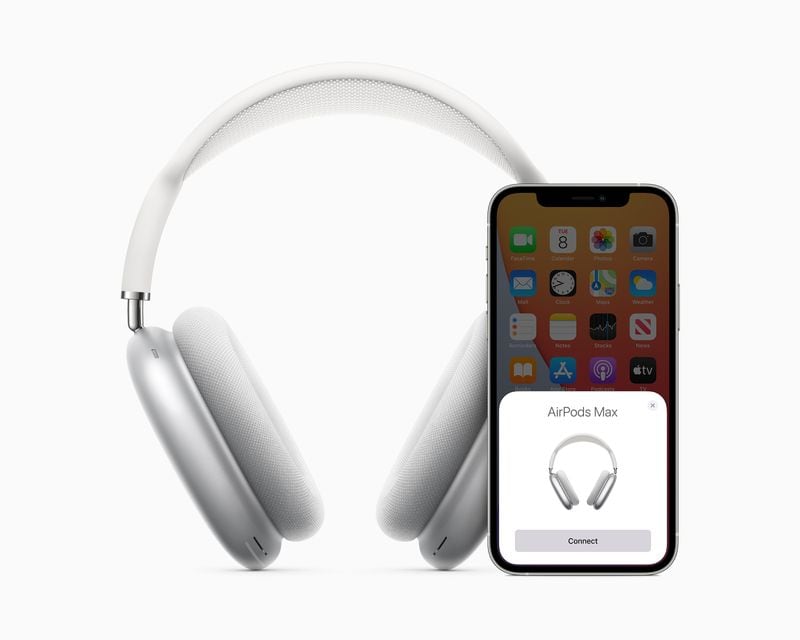 He can listen to music, podcasts and more with the new AirPods Max which cancels out noise and fits comfortably over his ears. 
Courtesy of Apple Inc.