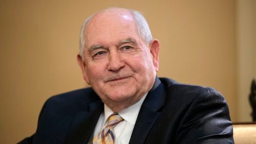 Former Georgia Gov. Sonny Perdue, President Donald Trump’s choice to lead the U.S. Department of Agriculture, is still waiting for confirmation hearings to begin. The reason for the long wait is that his paperwork has yet to technically arrive in the Senate, which means lawmakers have been unable to officially vet the nominee. Meanwhile, Perdue has met frequently with many senators, aiming to receive their support. (AP Photo/J. Scott Applewhite)