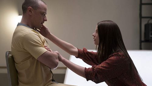 James McAvoy and Anya Taylor-Joy star in “Glass.” Jessica Kourkounis/Universal Pictures/TNS