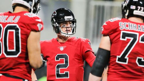 Atlanta Falcons quarterback Matt Ryan (2)  completed 15 of 27 passes for 221 yards in win over New Orleans.