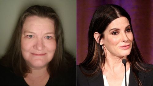 Sandra Bullock, a retired database administrator, won the Democratic Party primary on Tuesday for a state House seat representing the Smyrna area. She has the same name as Sandra Bullock, right, the Academy Award-winning actress who is starring in the upcoming movie “Ocean’s 8.”