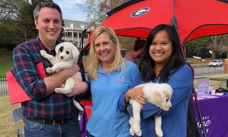 Donovan Head and his wife, Jansen, adopted Brody and Bailey at first lady Marty Kemp’s first pet adoption day in 2019. Now the brother sister due are all grown up and turning five this month. (Courtesy photo)