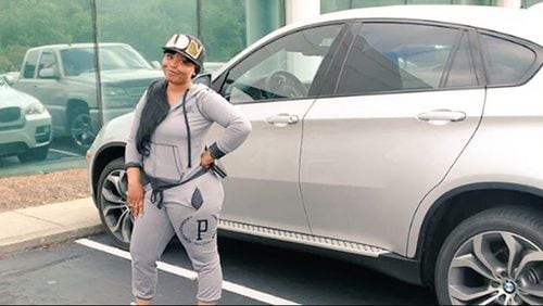 Shekinah Jo Anderson told police her car was stolen at an Atlanta gas station on June 9. Thieves took her 2015 BMW, which had her credit cards, purse and cellphone inside the car. (Credit: Channel 2 Action News)