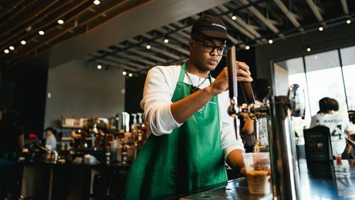 Starbucks Jonesboro store is will focus on community development as well as selling lattes and croissants when it opens Friday. PHOTO: STARBUCKS