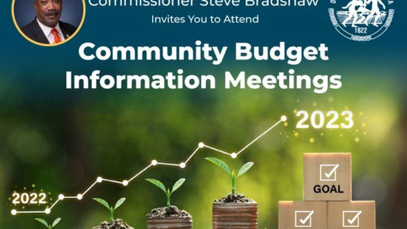 DeKalb residents are invited to attend community information meetings on the county's proposed 2023 budget. (Courtesy of DeKalb County)