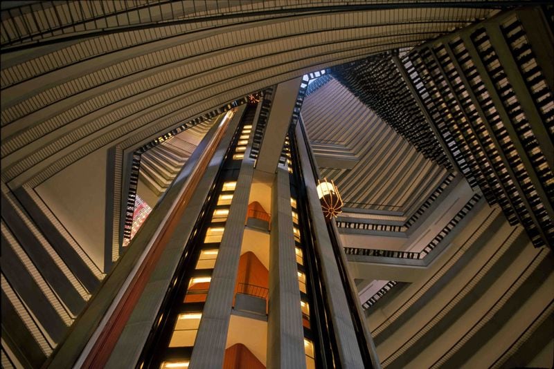 The atrium of architect and real estate developer John Portman’s Atlanta Marriott Marquis. CONTRIBUTED BY MICHAEL PORTMAN