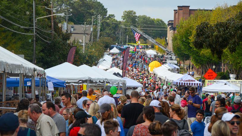 Crabapple Road will transform into a bustling market showcasing more than 100 local antique and art vendors for Milton’s Crabapple Fest 10 a.m. to 5 p.m. Saturday, Oct. 1. COURTESY CITY OF MILTON