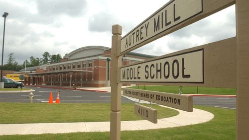 Classroom additions are being built at Autrey Mill Middle School.