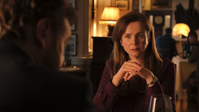 Emily Watson plays Dr. Emma Robertson in "Too Close" on AMC+ Credit: Robert Viglasky/Jed Bessell/AMC+