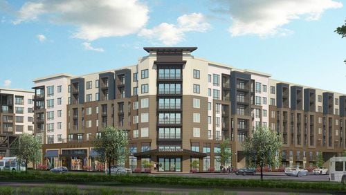 A transit-oriented development at Avondale Station will feature apartments, condos, affordable senior units, office and retail space and a grocery store. The development partners, Columbia Ventures and Decatur Downtown Development Authority, broke ground in December.
