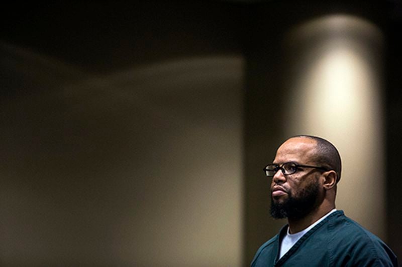 Billy Turner appears in front of a judge on May 30, 2018, at the Shelby County Criminal Justice Center in Memphis, Tenn. Turner, a convicted felon, is charged with conspiring with Lorenzen Wright's ex-wife to kill the retired NBA player.