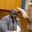 Witness and attorney Terrence Bradley testifies during a hearing in the case of the State of Georgia v. Donald John Trump at the Fulton County Courthouse on Tuesday, Feb. 27, 2024, in Atlanta. (Brynn Anderson/Pool/Getty Images/TNS)