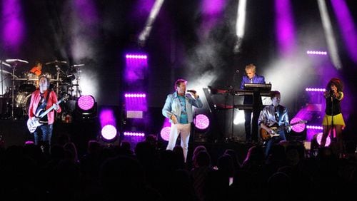 Duran Duran returned to Chastain Park Amphitheatre on Saturday for a two-hour show packed with fan favorites. Photo: Melissa Ruggieri/AJC