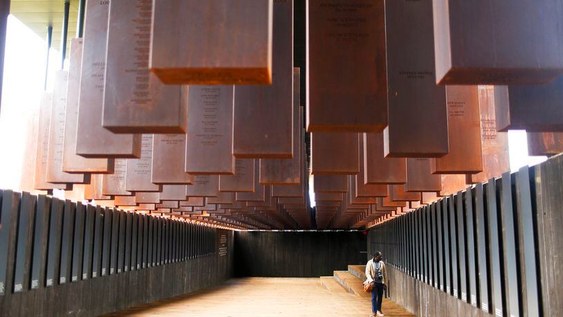 The National Memorial for Peace and Justice is a memorial to honor thousands of people killed in racist lynchings in Montgomery, Ala. The national memorial aims to teach about America's past in hope of promoting understanding and healing.  (AP Photo/Brynn Anderson)