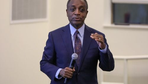 DeKalb CEO Michael Thurmond says Gov. Brian Kemp’s decision to allow certain businesses to reopen as soon as Friday is not one he would have made. MIGUEL MARTINEZ FOR THE ATLANTA JOURNAL-CONSTITUTION