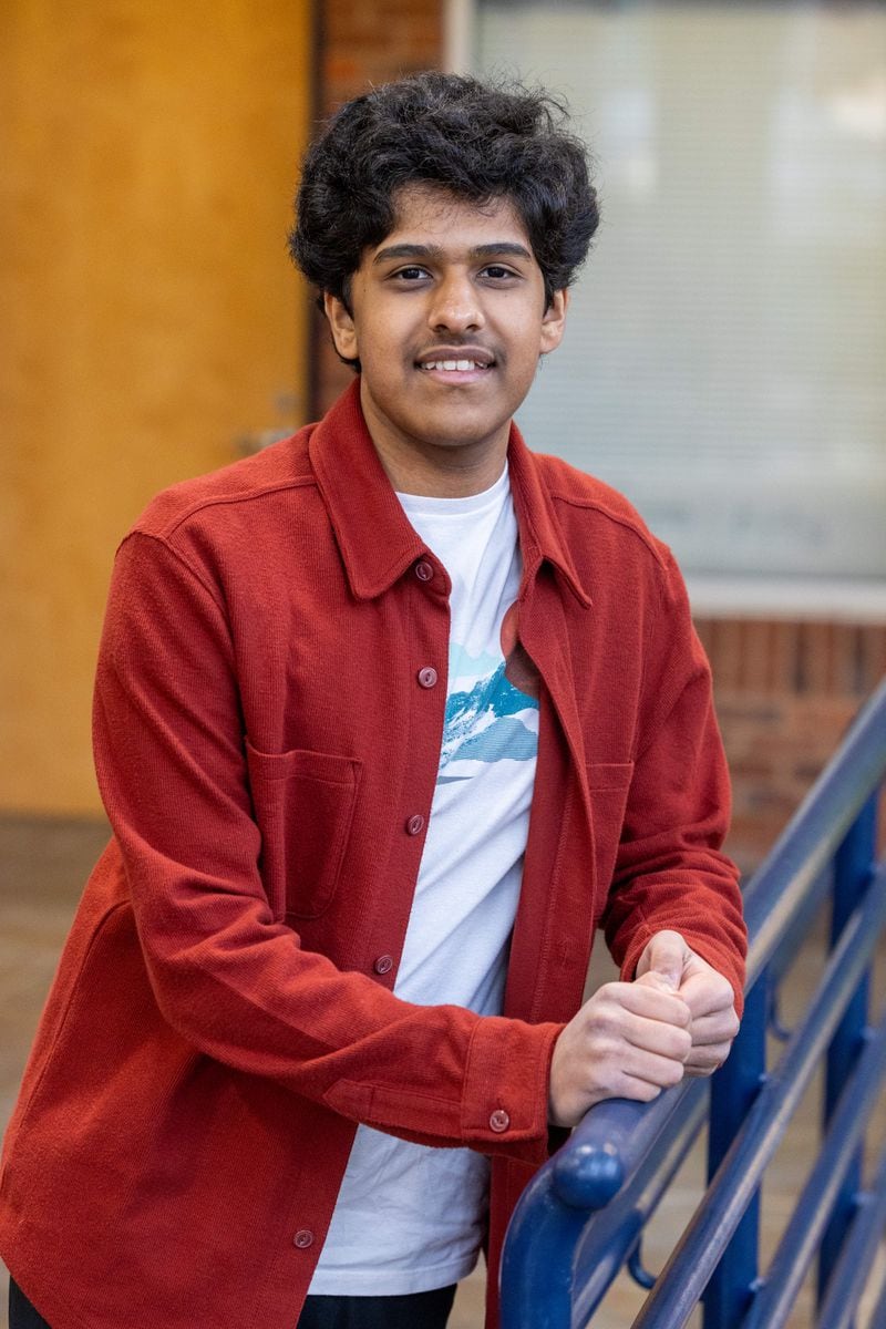 Raj Mehta, a Lambert High School senior, has started a nonprofit that is trying to teach financial literacy and literacy in general to people around the world.  PHIL SKINNER FOR THE ATLANTA JOURNAL-CONSTITUTION