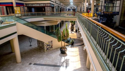 Gwinnett Place Mall stands mostly vacant in Duluth Wednesday, August 18, 2021.  STEVE SCHAEFER FOR THE ATLANTA JOURNAL-CONSTITUTION