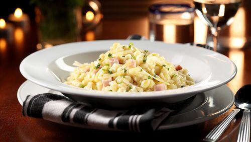 Tiny pasta (we used shells) with smoked ham and Comte cheese. Michael Tercha/Chicago Tribune/TNS
