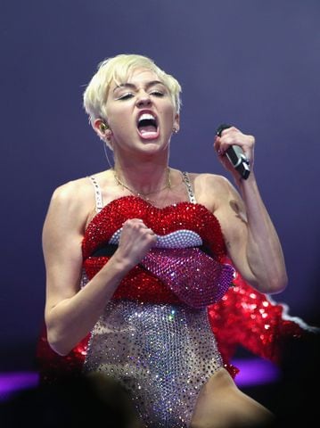 80/1: Pop singer Miley Cyrus
