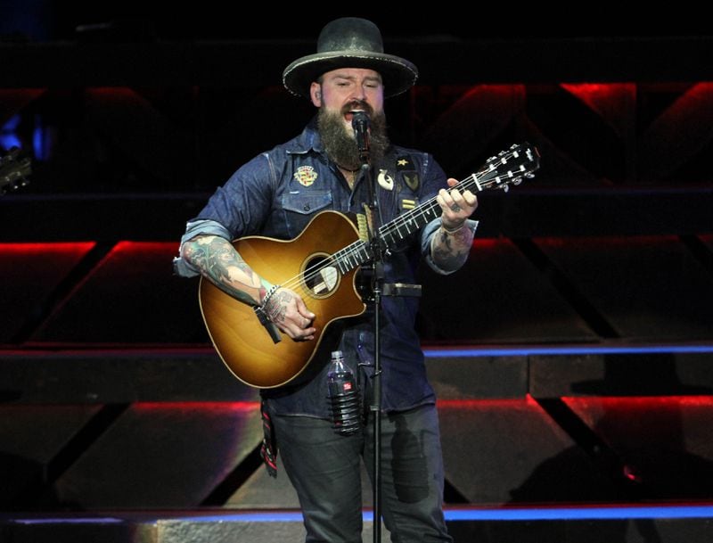  Zac Brown engages the sold-out crowd. The band plays another sellout Saturday. Photo: Robb Cohen Photography & Video