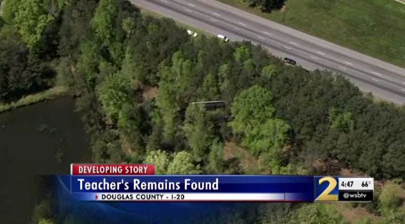 The remains were found Wednesday night by two teenagers about a mile east of the Ga. 5 exit off I-20. (Credit: Channel 2 Action News)