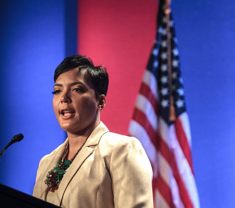 Mayor Keisha Lance Bottoms gave a $7,400 year-end bonus to a member of her staff as a member of City Council. STEVE SCHAEFER / SPECIAL TO THE AJC