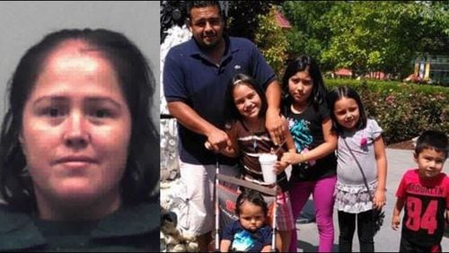 Isabel Martinez has been indicted on charges of murder, aggravated assault and cruelty to children. She is accused of fatally stabbing her husband and four of her five children (pictured above). A fifth child was stabbed but survived her injuries.