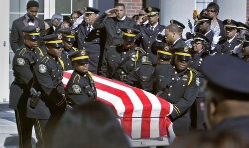 Funeral for Atlanta Police Officer Gail Thomas