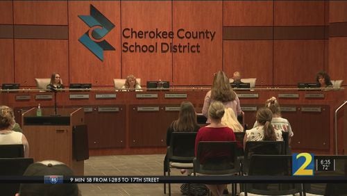 Cherokee County students are not required to wear mask in classrooms.
