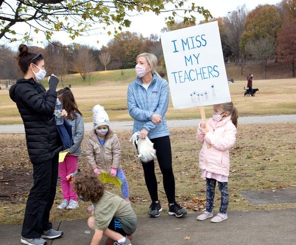 Atlanta, Dekalb parents rally for safe, immediate opening of all schools