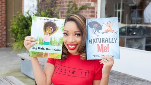 Crystal Swain-Bates in an Atlanta-based cyberanalyst turned children's book author. She focuses on stories that feature African-American characters and themes.