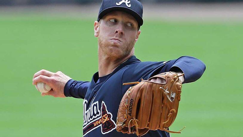 Mike Foltynewicz pitched seven scoreless innings in Sunday's win over the Chicago White Sox.