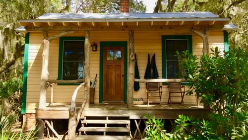 The historic Tom House is one of the wooden, tin-roofed cottages on Little St. Simons Island. AJC FILE