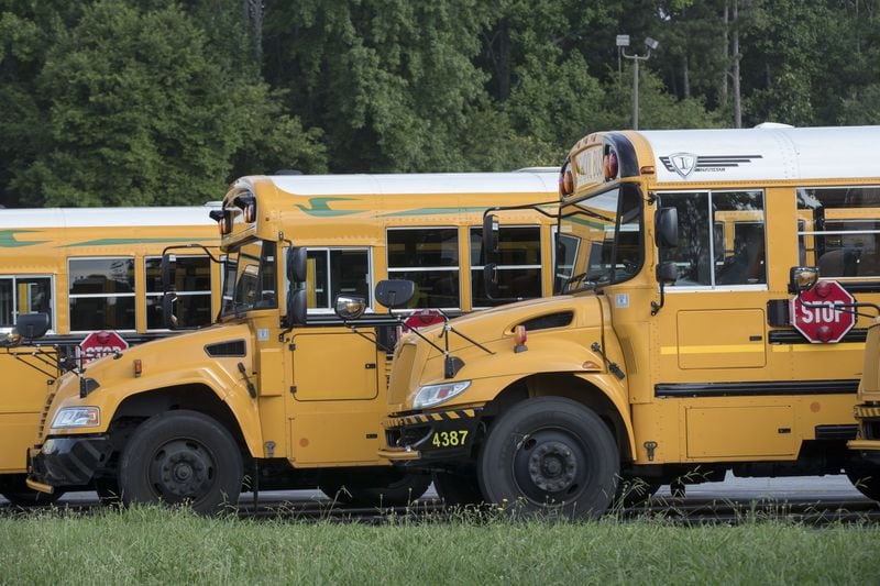 School buses will be back at work in August for the 2019-2020 school year in metro Atlanta. BOB ANDRES / BANDRES@AJC.COM