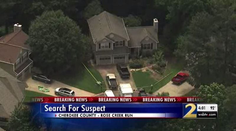 The incident happened at a residence on Rose Creek Run in the Towne Lake area of Cherokee County. (Credit: Channel 2 Action News)