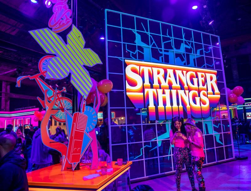 "Stranger Things: The Experience" runs through mid-January 2023. JENNI GIRTMAN for the AJC