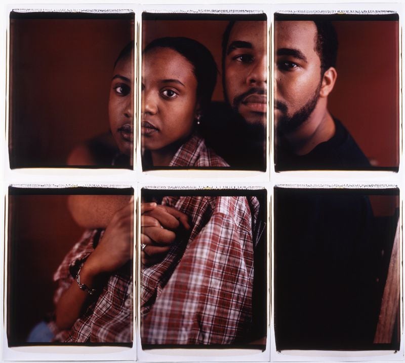 "Nicole and Keith" (1996) by Chicago-based artist Dawoud Bey documents Atlanta high school students using a novel form of portraiture.
Courtesy of Dawoud Bey