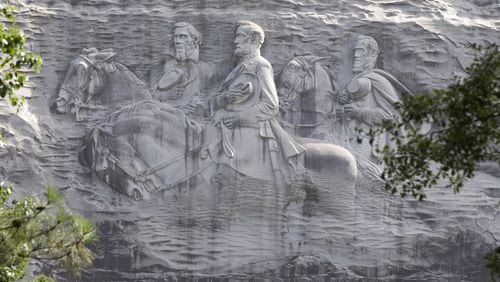 Stone Mountain is again at the center of debate over Confederate symbols. (AP Photo/John Bazemore, File)