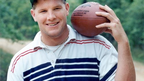The Falcons drafted Brett Favre in 1991. (AJC file)