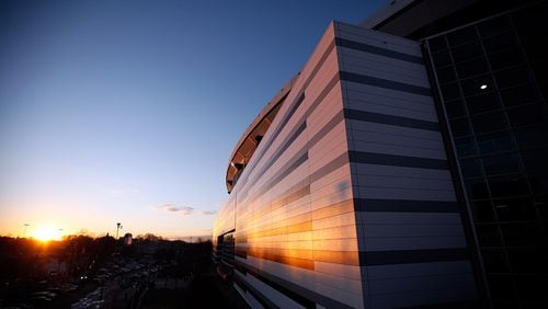 A general exterior view of the Georgia Dome. (Getty Images)