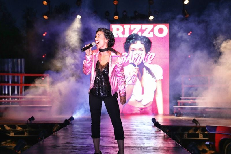 Julissa Sabino as Rizzo in “Grease” at Serenbe Playhouse. CONTRIBUTED BY BREEANNE CLOWDUS