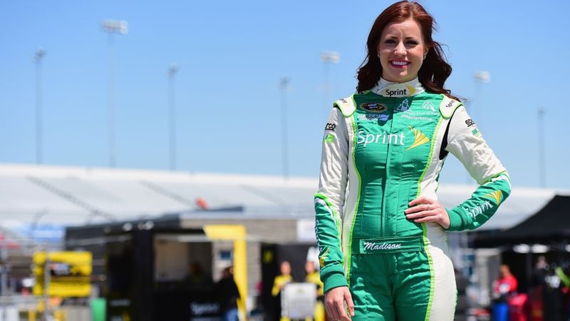 Miss Sprint Cup Madison Martin for the NASCAR Sprint Cup Series Toyota Owners 400 at Richmond International Raceway in 2015.