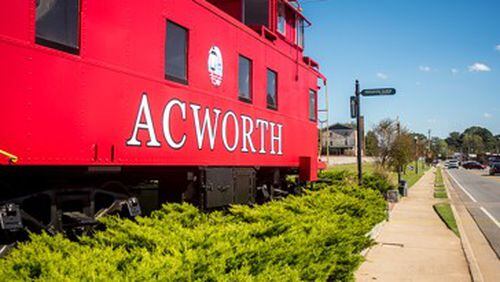 The paving schedule for downtown Acworth has been changed from this week to next week, announced Acworth city officials on April 22. (Courtesy of Acworth)