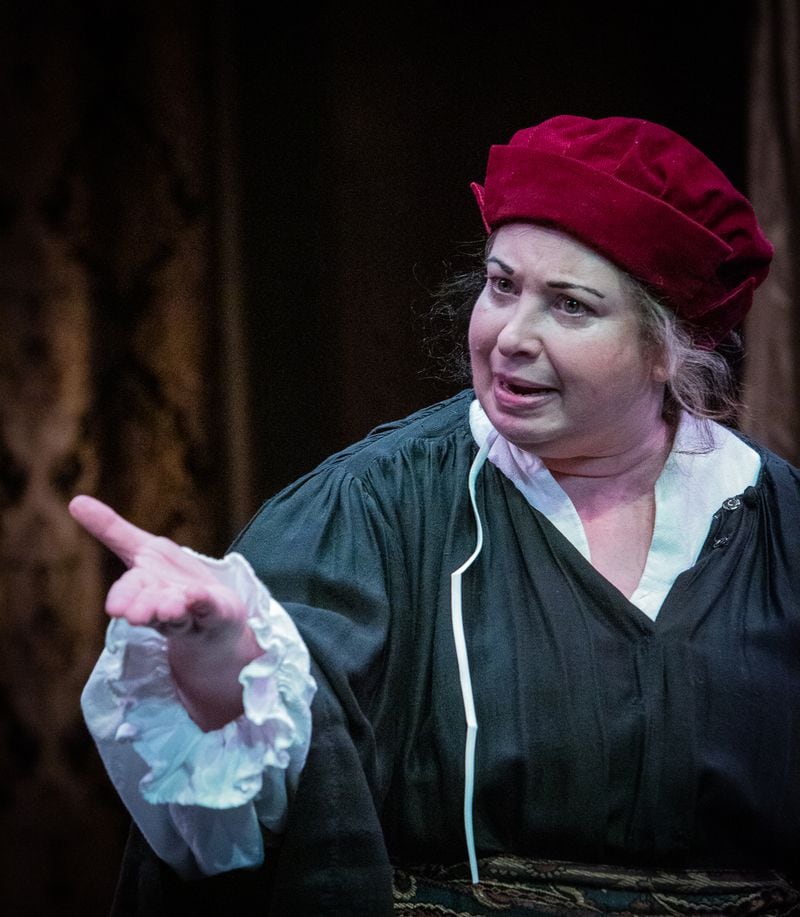 Rivka Levin as Shylock.