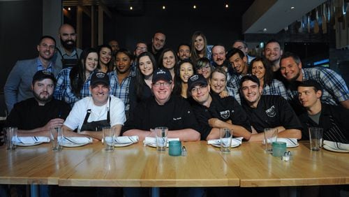 Drift Fish House & Oyster Bar front-of-house staff, chefs and managers. (BECKY STEIN PHOTOGRAPHY)