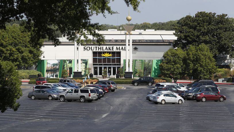 The entrance to Southlake Mall. Empty stores around the perimeter of Southlake Mall show the retail challenges Clayton County is facing. There are comparably few sit-down restaurants, and few grocery options outside of Kroger. Bob Andres / robert.andres@ajc.com