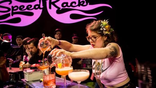 Speed Rack, the all-female bartending competition is coming to Atlanta Feb. 12. Photo courtesy of Speed Rack