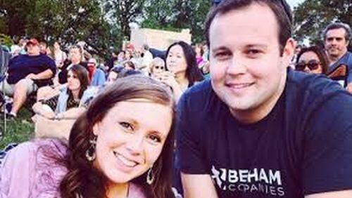 Josh Duggar (right), with his wife, Anna, stepped down as executive director of the Family Research Council’s political arm last week amid allegations he sexually molested five young girls during his teen years. Duggar is the oldest of Michelle and Jim Bob Duggar’s children. The family was the subject of TLC’s “19 Kids and Counting.” CONTRIBUTED PHOTO