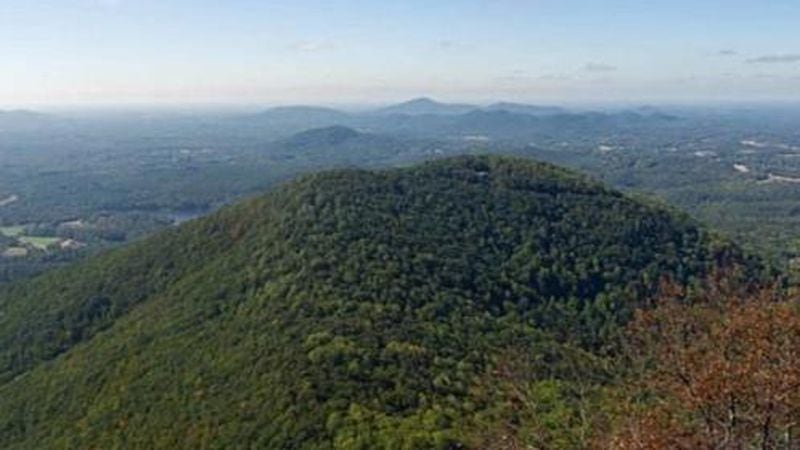 Yonah Mountain Trail takes you from the base of the mountain to its summit.